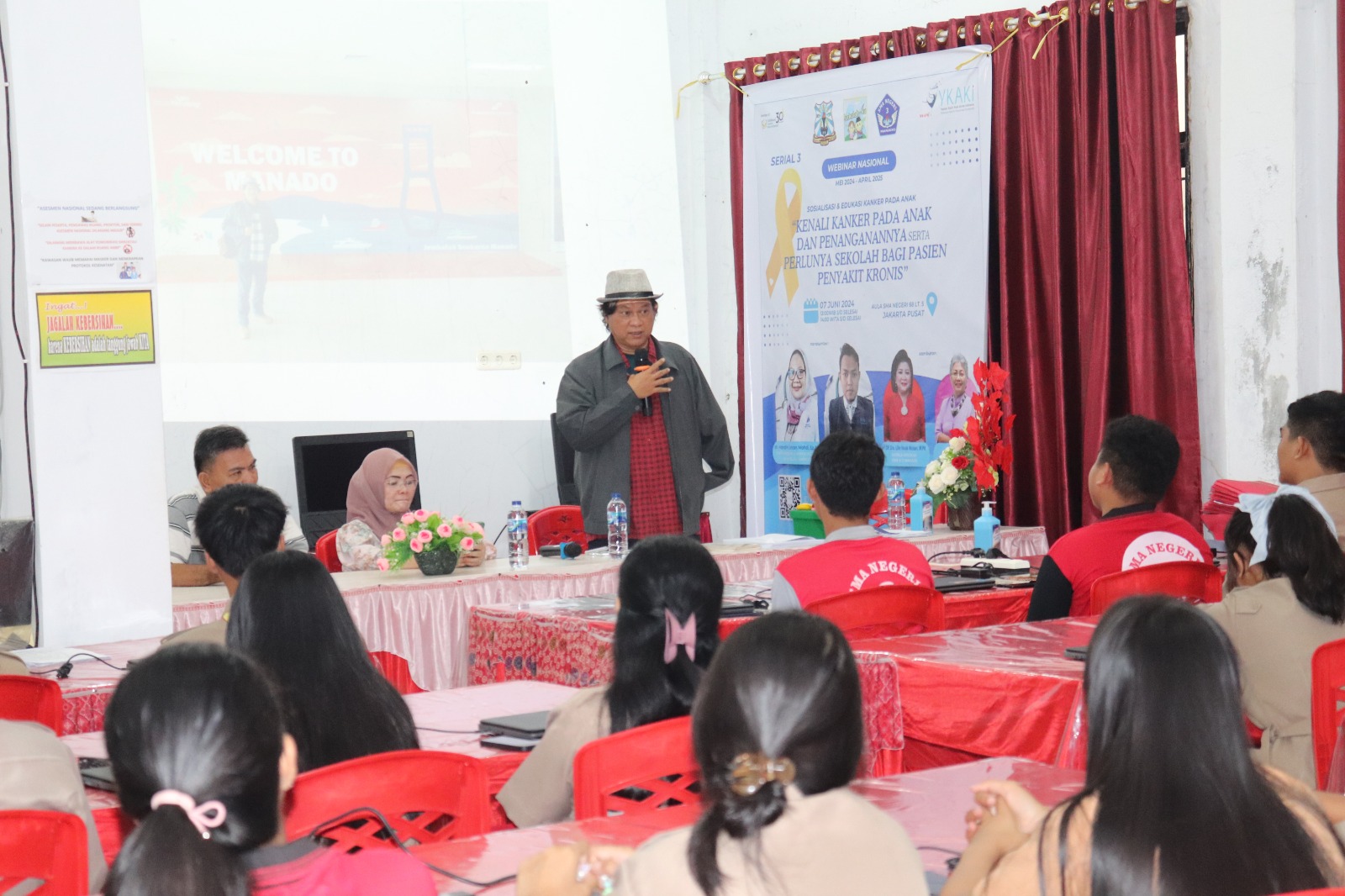 Duta Baca Indonesia di SMA 3 Manado