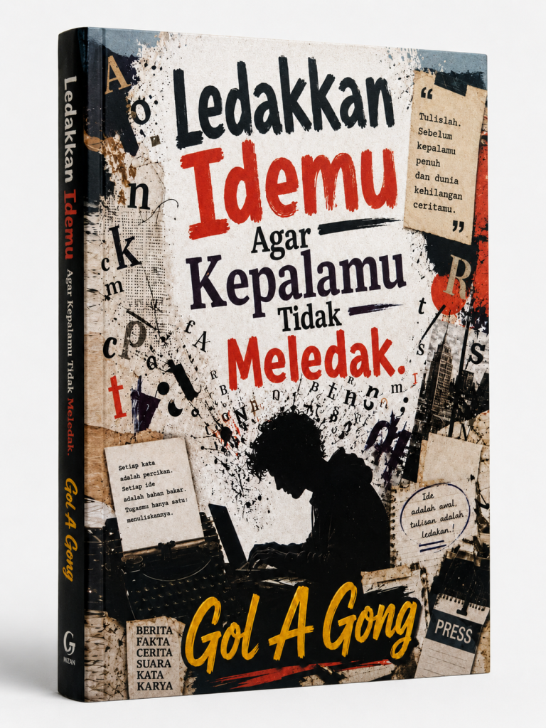 Cover Buku Ledakkan Idemu Agar Kepalamu Tidak Meledak Gol A Gong